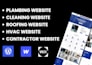 design plumbing, roofing, hvac, construction, contractor website